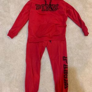 sweatpants and hoodie set